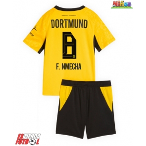 Borussia Dortmund Felix Nmecha #8 Primera Equipación Niños 2026-27 Manga Corta (+ Pantalones cortos)